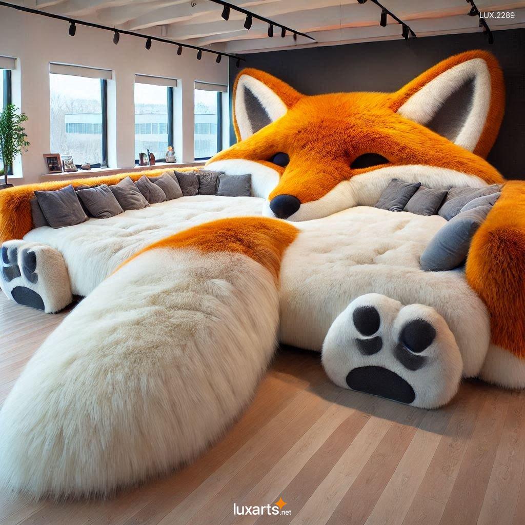 LUX.2036 Giant Fox Lounger | Creative, Animal-Inspired Seating for Ultimate Cozy Vibes giant fox couch 1