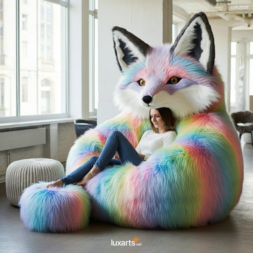 LUX.2036 Giant Fox Lounger | Creative, Animal-Inspired Seating for Ultimate Cozy Vibes giant fox lounger 10