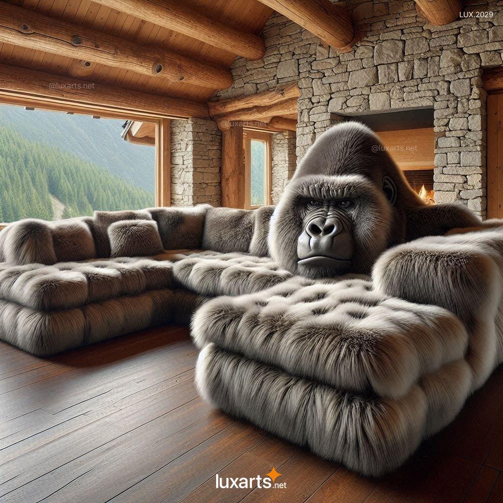 LUX.2029 Giant Gorilla Sectional Sofa | Bold, Nature-Inspired Comfort for Your Living Room giant gorilla sectional sofa 8