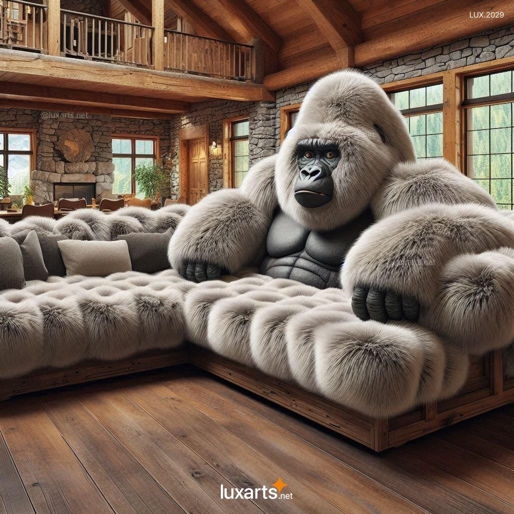 LUX.2029 Giant Gorilla Sectional Sofa | Bold, Nature-Inspired Comfort ...