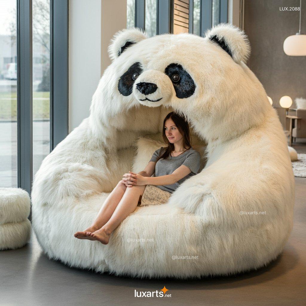 LUX.2088 Giant Panda Loungers | Cozy, Animal-Inspired Comfort for Ultimate Relaxation giant panda loungers 1