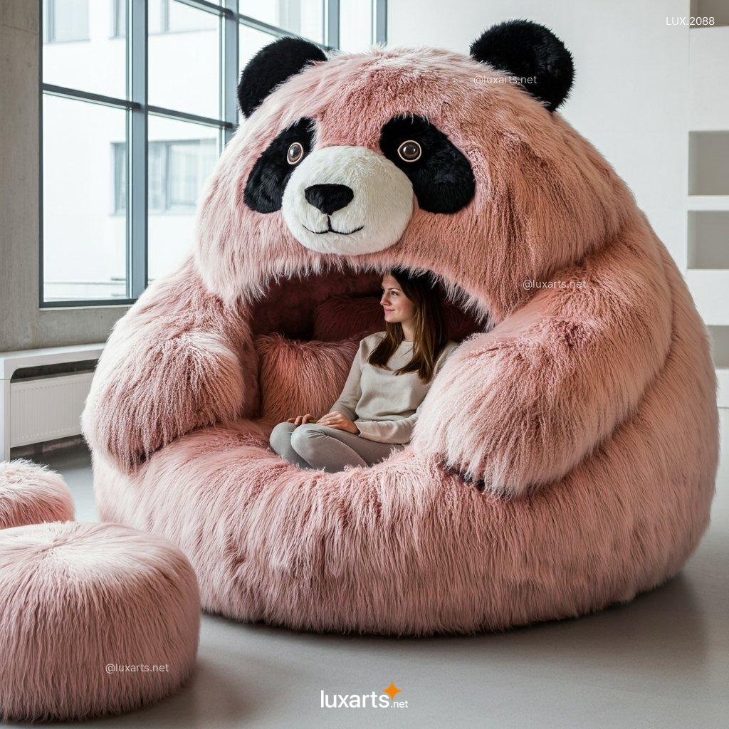 LUX.2088 Giant Panda Loungers | Cozy, Animal-Inspired Comfort for Ultimate Relaxation giant panda loungers 2