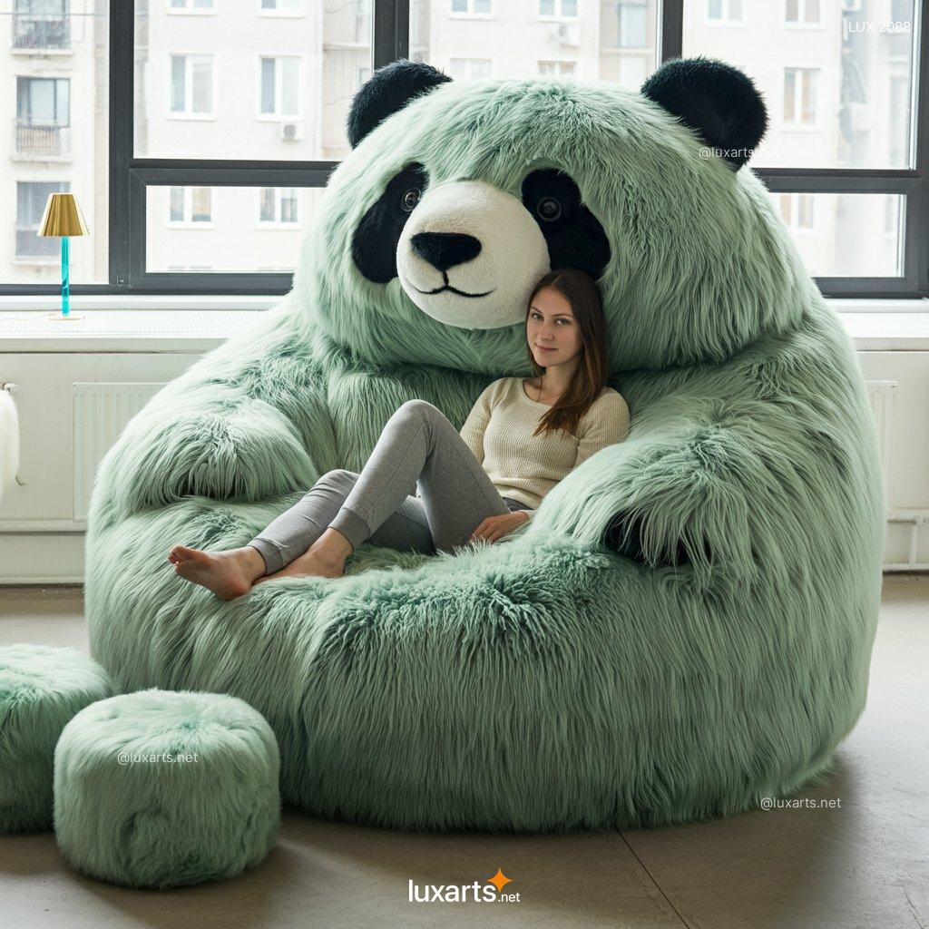 LUX.2088 Giant Panda Loungers | Cozy, Animal-Inspired Comfort for Ultimate Relaxation giant panda loungers 7