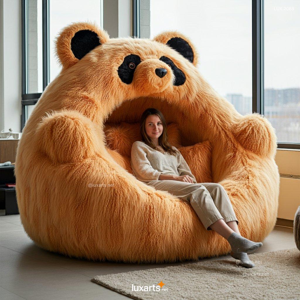 LUX.2088 Giant Panda Loungers | Cozy, Animal-Inspired Comfort for Ultimate Relaxation giant panda loungers 8