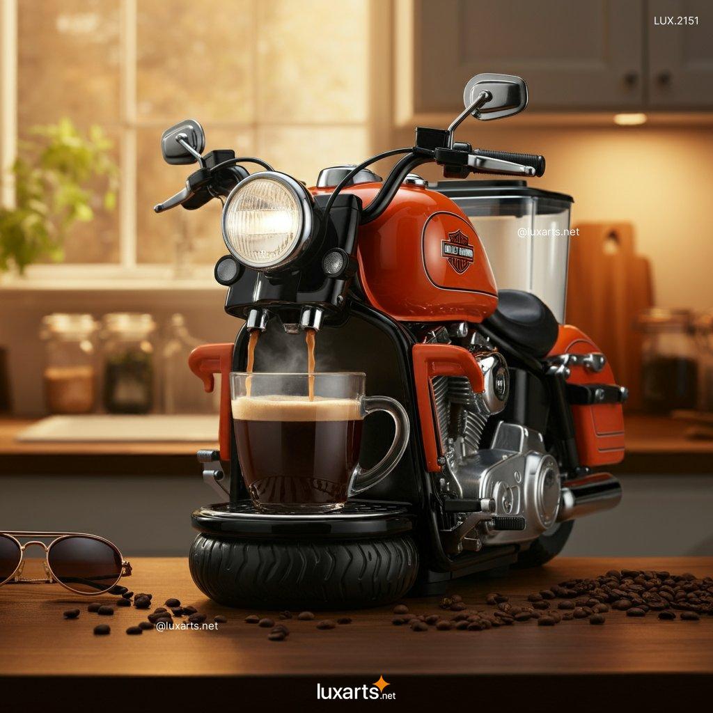 LUX.2151 Biker's Brew Station: Harley Davidson Inspired Coffee Maker for Motorcycle Enthusiasts harley inspired coffee machine 11