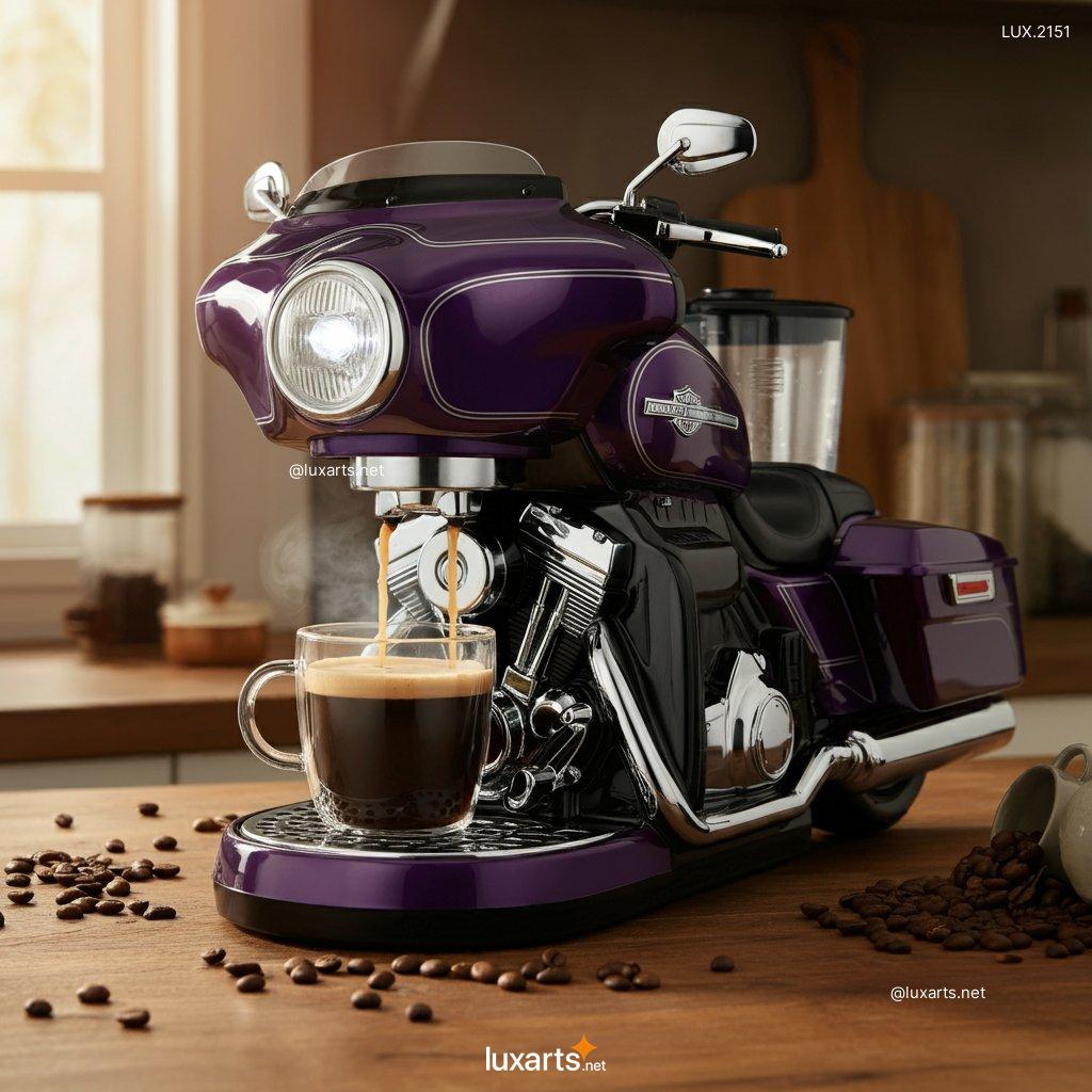 LUX.2151 Biker's Brew Station: Harley Davidson Inspired Coffee Maker for Motorcycle Enthusiasts harley inspired coffee machine 13