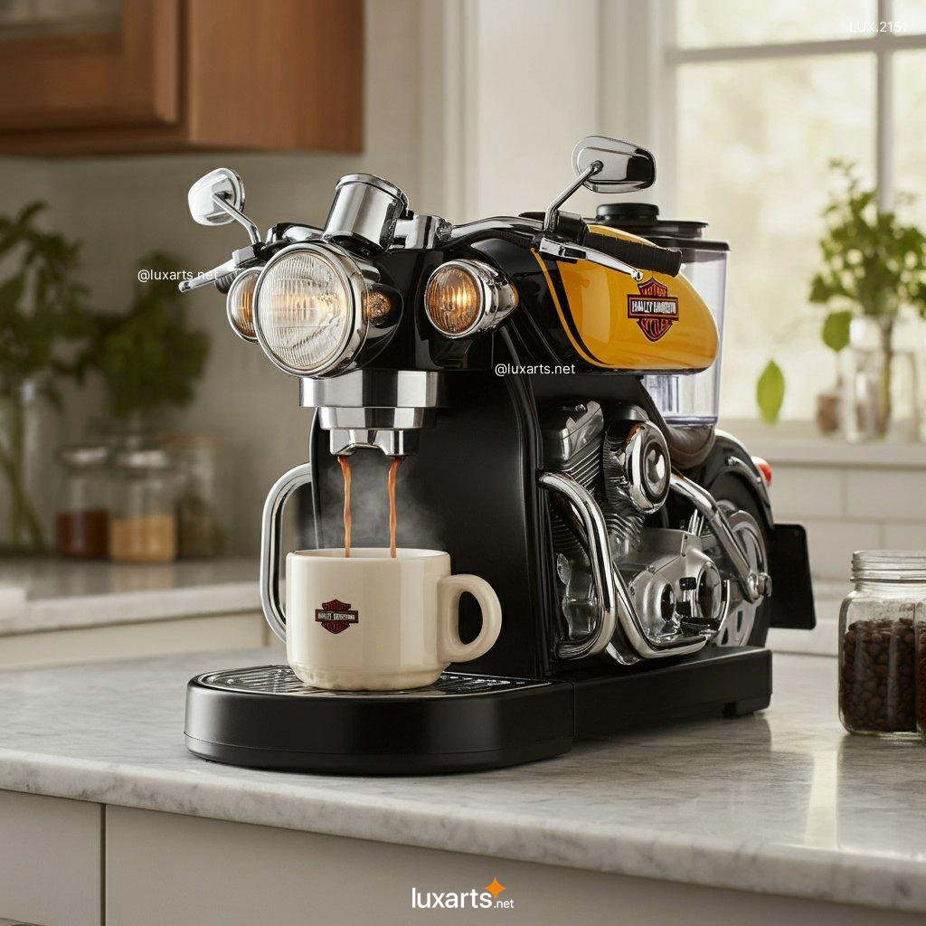 LUX.2151 Biker's Brew Station: Harley Davidson Inspired Coffee Maker for Motorcycle Enthusiasts harley inspired coffee machine 17