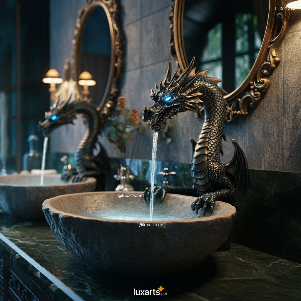 LUX.2214 Incredible Dragon Sink | Unleash Mythical Elegance in Your Bathroom incredible dragon sink 10