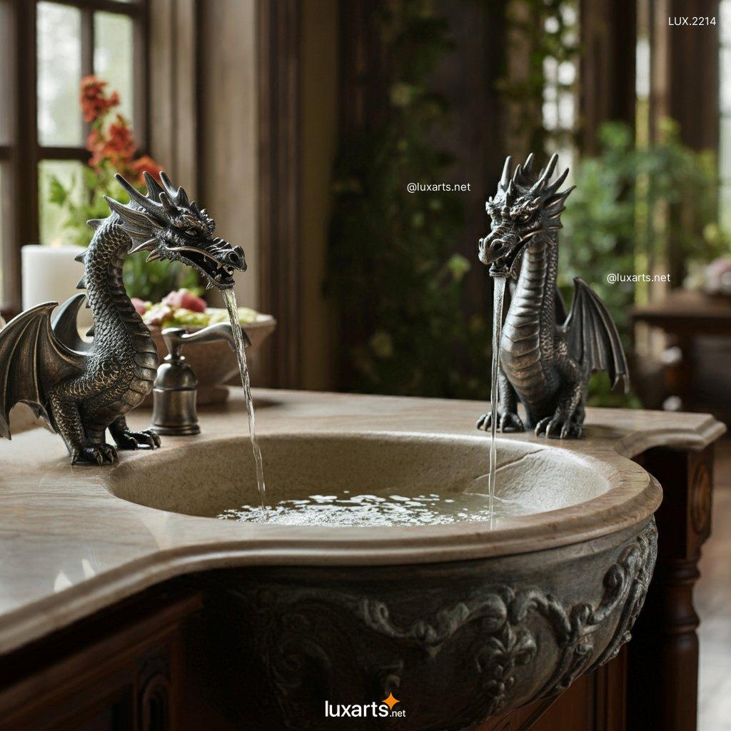 LUX.2214 Incredible Dragon Sink | Unleash Mythical Elegance in Your Bathroom incredible dragon sink 13