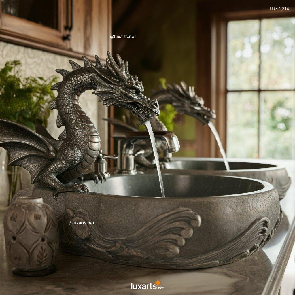 LUX.2214 Incredible Dragon Sink | Unleash Mythical Elegance in Your Bathroom incredible dragon sink 6