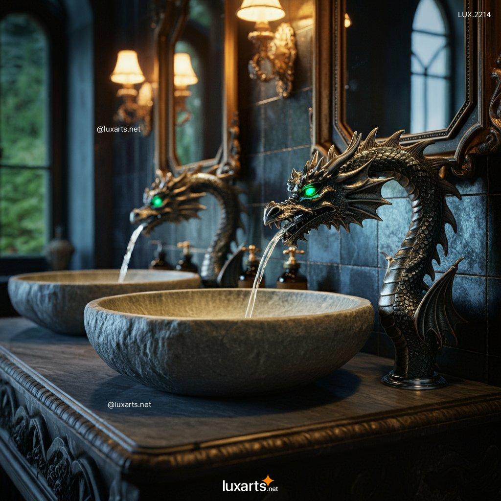 LUX.2214 Incredible Dragon Sink | Unleash Mythical Elegance in Your Bathroom incredible dragon sink 8