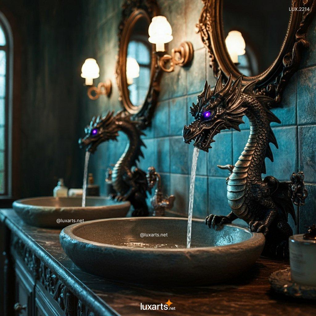 LUX.2214 Incredible Dragon Sink | Unleash Mythical Elegance in Your Bathroom incredible dragon sink 9