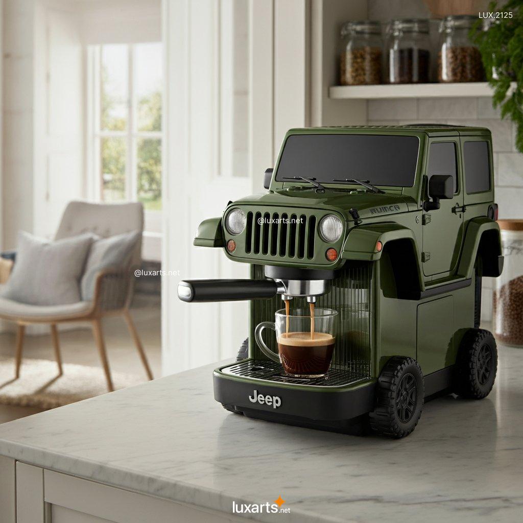 LUX.2125	JEEP Inspired Coffee Maker | Start Your Day with Trail-Ready Style jeep inspired coffee maker 6