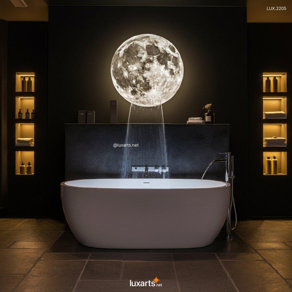 LUX.2205 Moon Waterfall Bathtub | Luxurious Soaking with Celestial Elegance moon waterfall bathtub 2