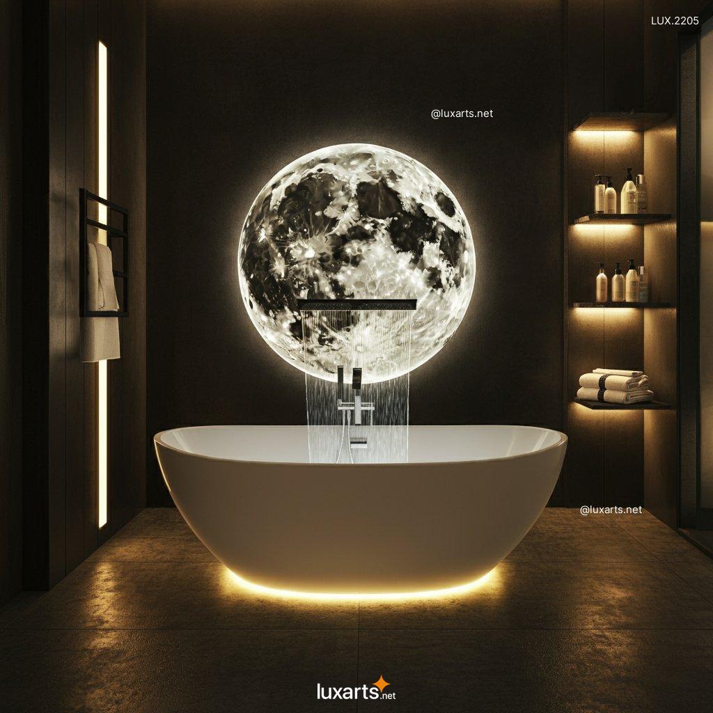 LUX.2205 Moon Waterfall Bathtub | Luxurious Soaking with Celestial Elegance moon waterfall bathtub 3