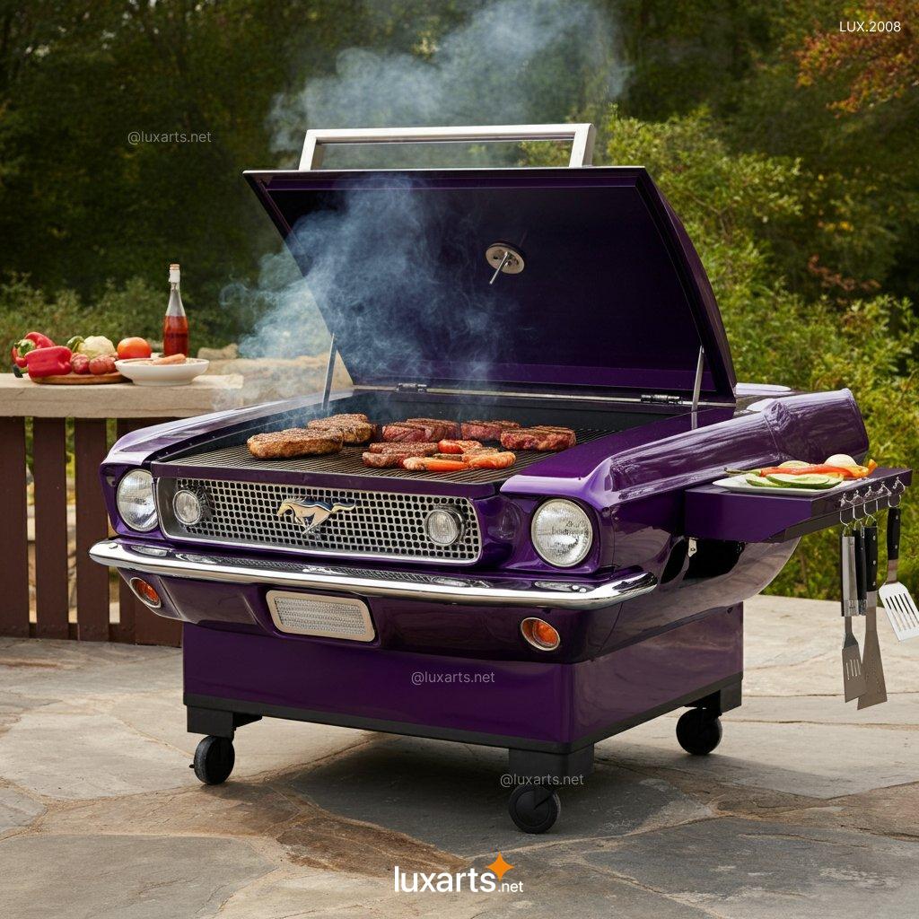 LUX.2008 Mustang ispired BBQ Grill | Bold, Car-Inspired Design for Ultimate Outdoor Cooking mustang bbq grill 1