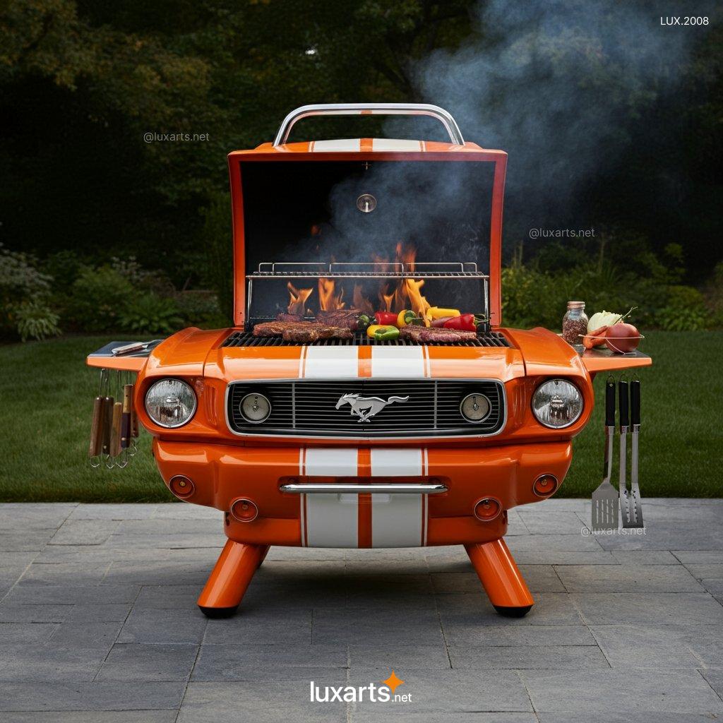 LUX.2008 Mustang ispired BBQ Grill | Bold, Car-Inspired Design for Ultimate Outdoor Cooking mustang bbq grill 10