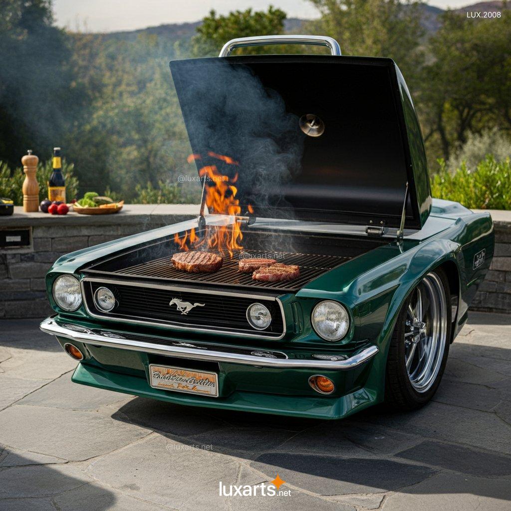 LUX.2008 Mustang ispired BBQ Grill | Bold, Car-Inspired Design for Ultimate Outdoor Cooking mustang bbq grill 5