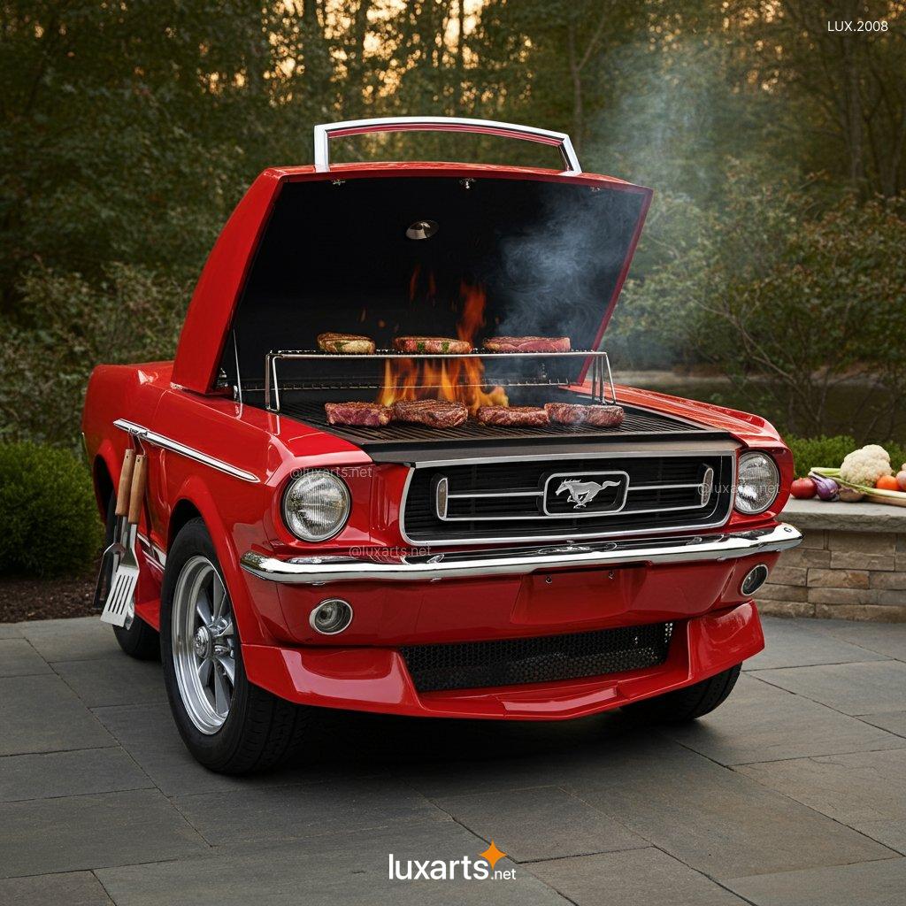 LUX.2008 Mustang ispired BBQ Grill | Bold, Car-Inspired Design for Ultimate Outdoor Cooking mustang bbq grill 6