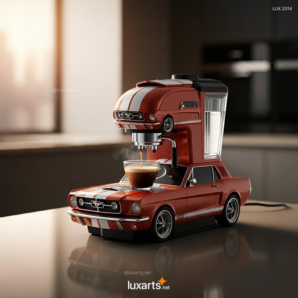 LUX.2014 Mustang Inspired Coffee Maker | Bold Design for Car Lovers' Mornings mustang inspired coffee maker 1