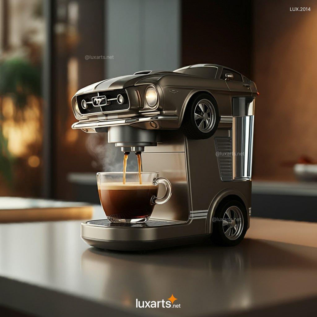 LUX.2014 Mustang Inspired Coffee Maker | Bold Design for Car Lovers' Mornings mustang inspired coffee maker 10