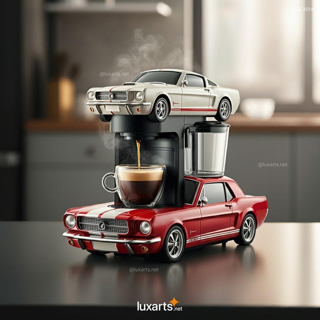 LUX.2014 Mustang Inspired Coffee Maker | Bold Design for Car Lovers' Mornings mustang inspired coffee maker 3