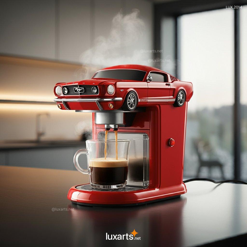 LUX.2014 Mustang Inspired Coffee Maker | Bold Design for Car Lovers' Mornings mustang inspired coffee maker 4