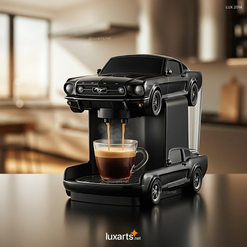 LUX.2014 Mustang Inspired Coffee Maker | Bold Design for Car Lovers' Mornings mustang inspired coffee maker 7