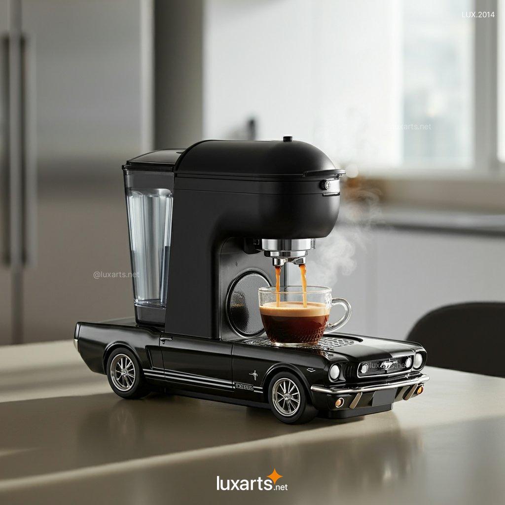 LUX.2014 Mustang Inspired Coffee Maker | Bold Design for Car Lovers' Mornings mustang inspired coffee maker 8