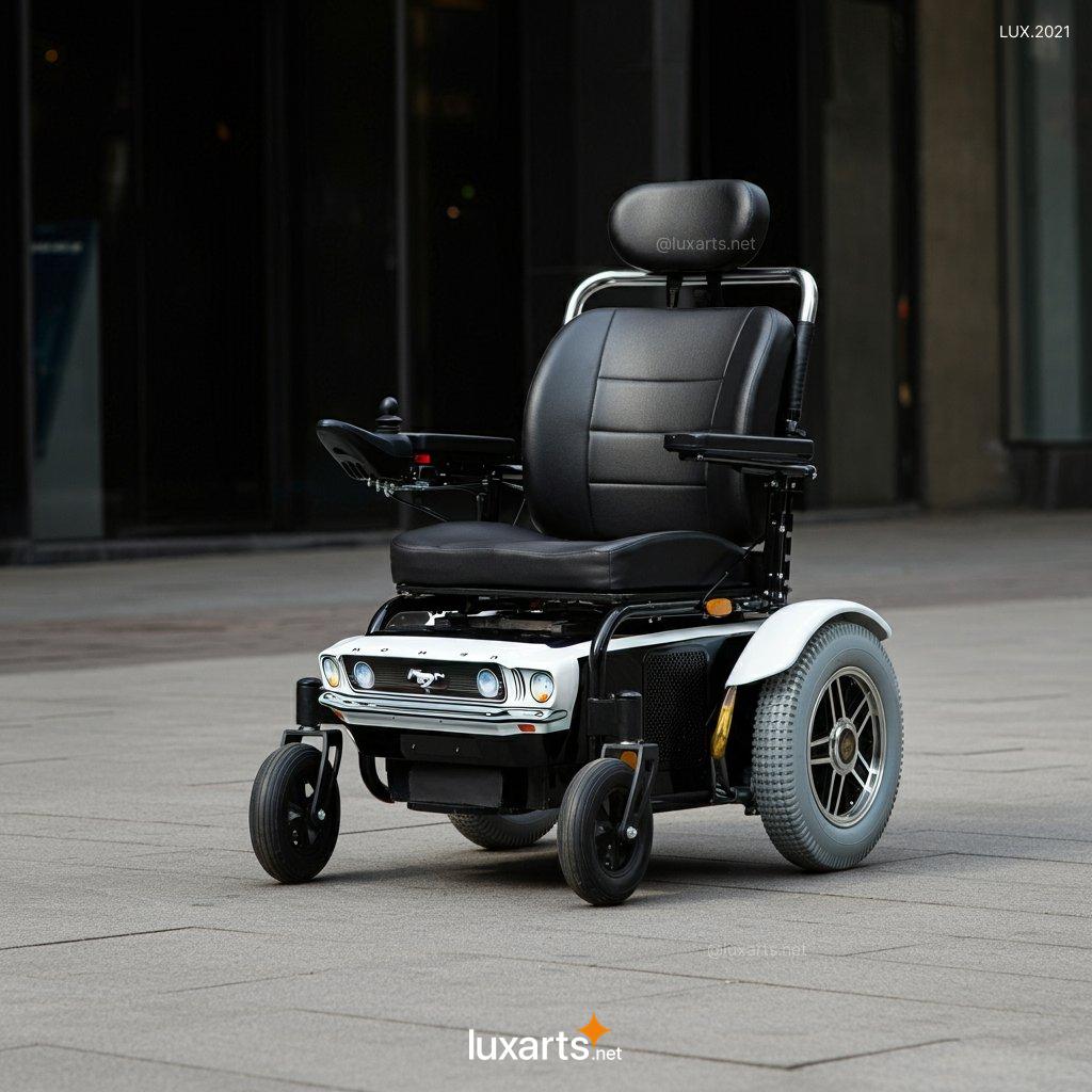 LUX.2021 Mustang Inspired Electric Wheelchair | Sleek, Car-Inspired Design for Stylish Mobility mustang inspired electric wheelchair 11