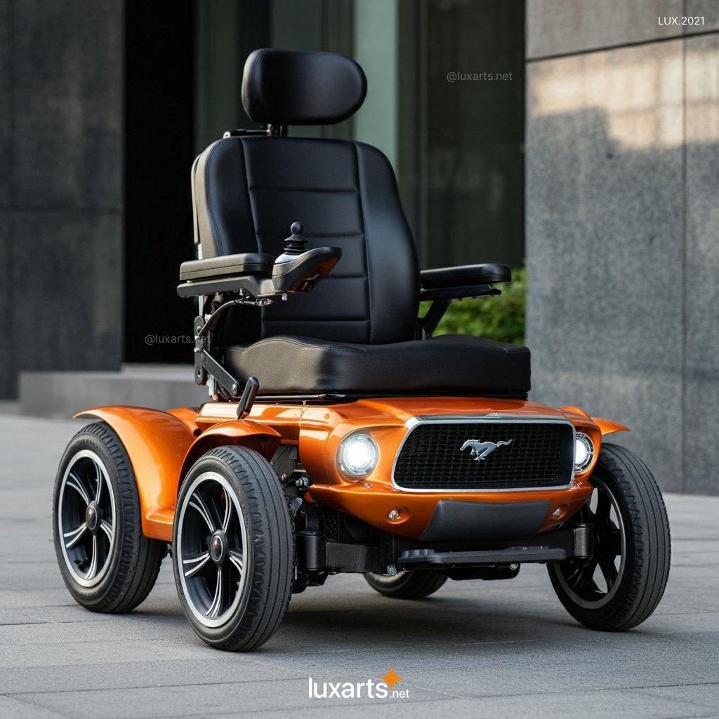 LUX.2021 Mustang Inspired Electric Wheelchair | Sleek, Car-Inspired Design for Stylish Mobility mustang inspired electric wheelchair 13