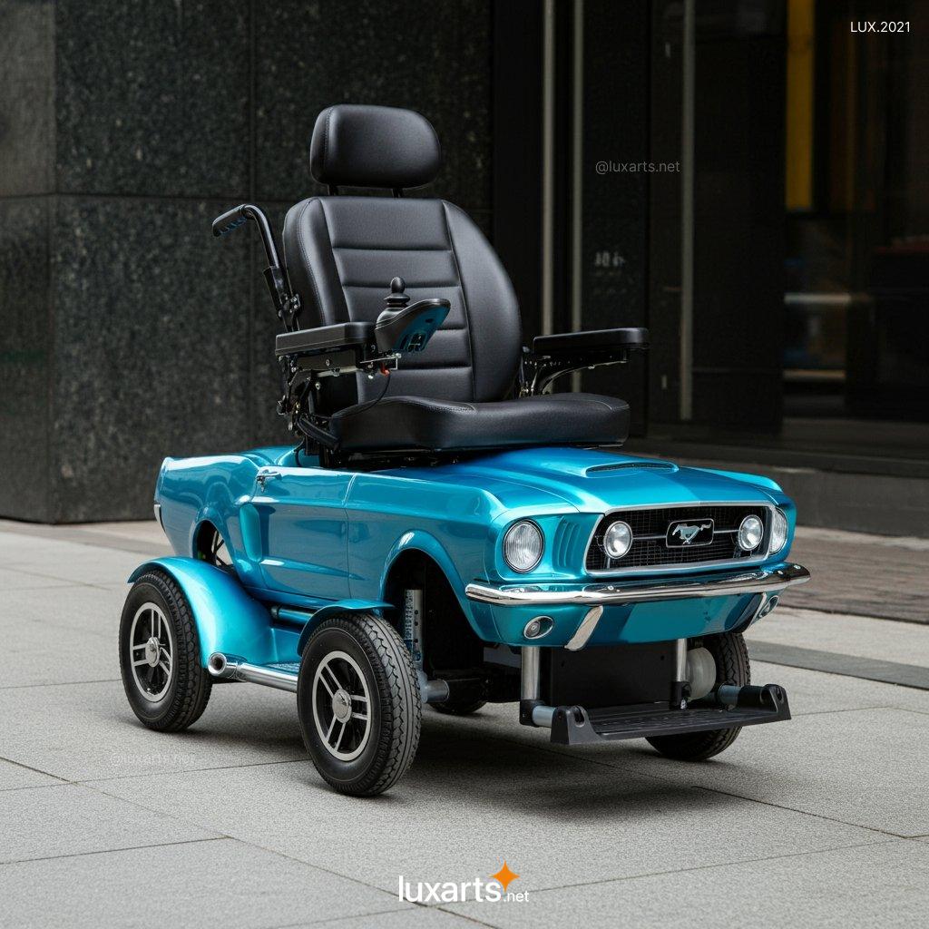 LUX.2021 Mustang Inspired Electric Wheelchair | Sleek, Car-Inspired Design for Stylish Mobility mustang inspired electric wheelchair 19