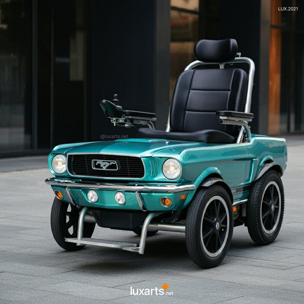 LUX.2021 Mustang Inspired Electric Wheelchair | Sleek, Car-Inspired Design for Stylish Mobility mustang inspired electric wheelchair 21