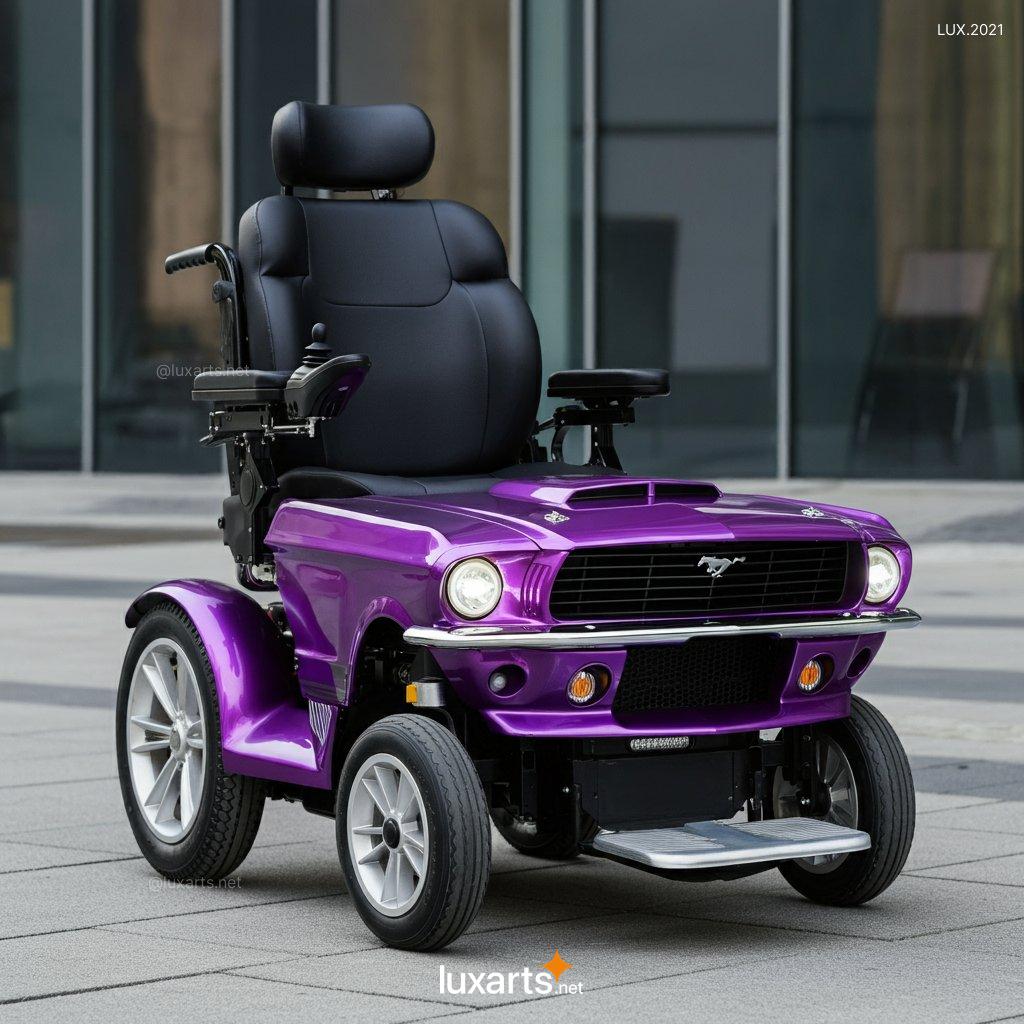 LUX.2021 Mustang Inspired Electric Wheelchair | Sleek, Car-Inspired Design for Stylish Mobility mustang inspired electric wheelchair 28