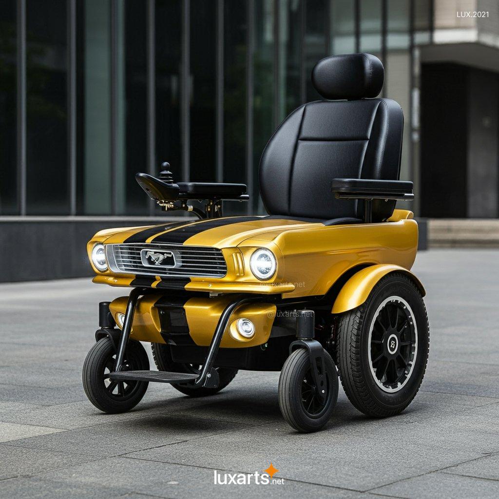 LUX.2021 Mustang Inspired Electric Wheelchair | Sleek, Car-Inspired Design for Stylish Mobility mustang inspired electric wheelchair 32