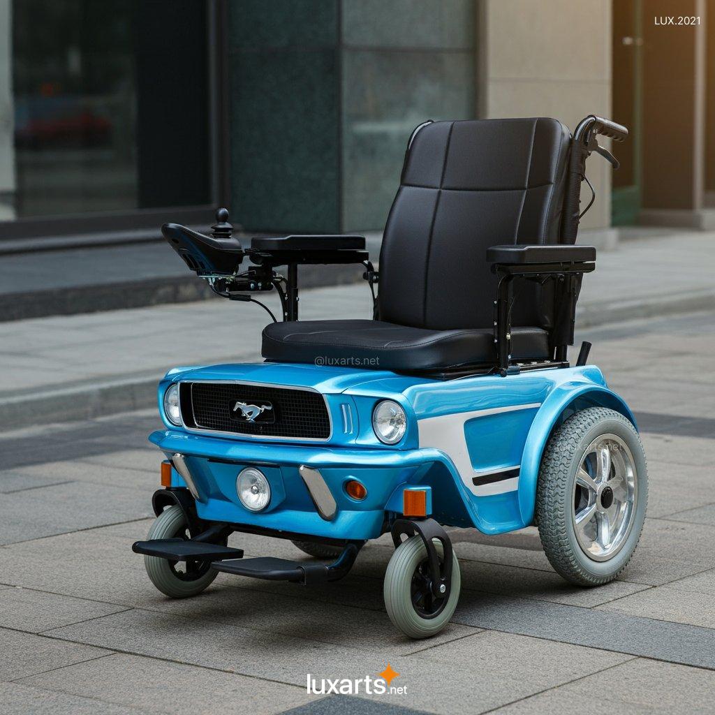 LUX.2021 Mustang Inspired Electric Wheelchair | Sleek, Car-Inspired Design for Stylish Mobility mustang inspired electric wheelchair 8