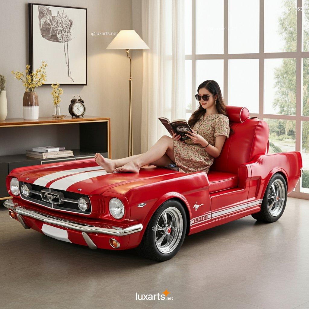 LUX.1963 Mustang Inspired Lounge Chair | Iconic Car Design Meets Modern Relaxation mustang inspired lounger 1