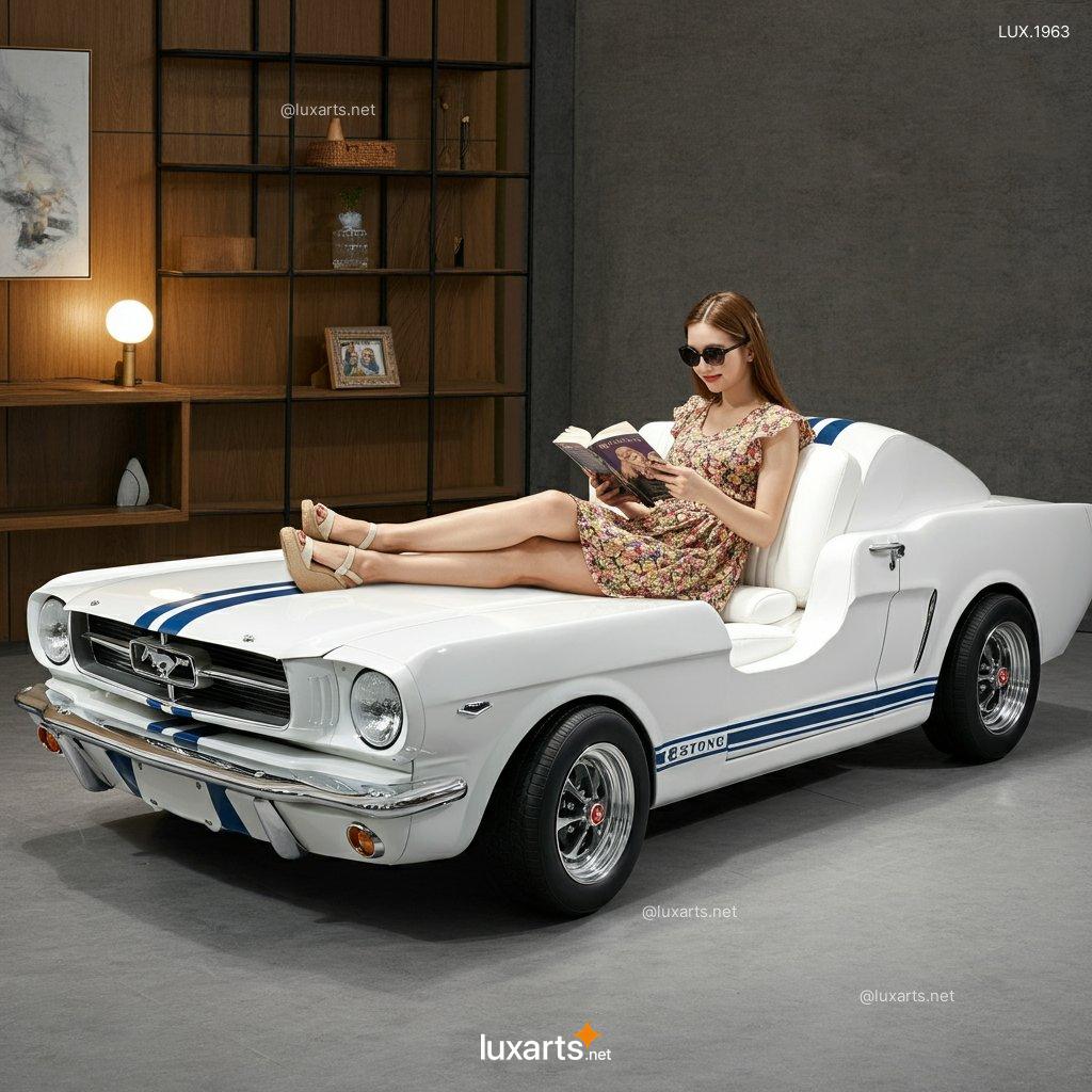 LUX.1963 Mustang Inspired Lounge Chair | Iconic Car Design Meets Modern Relaxation mustang inspired lounger 4