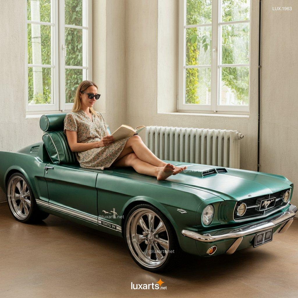 LUX.1963 Mustang Inspired Lounge Chair | Iconic Car Design Meets Modern Relaxation mustang inspired lounger 7