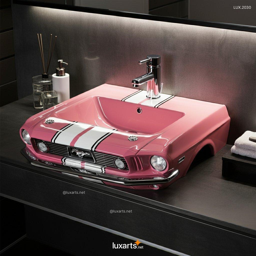 LUX.2030 Mustang Inspired Sink | Bold, Automotive Design for a Unique Bathroom mustang inspired sink 11