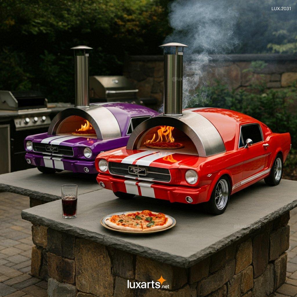 LUX.2031 Mustang Inspired Outdoor Pizza Oven | Perfect for Backyard Pizza Parties mustang shaped outdoor pizza oven 5