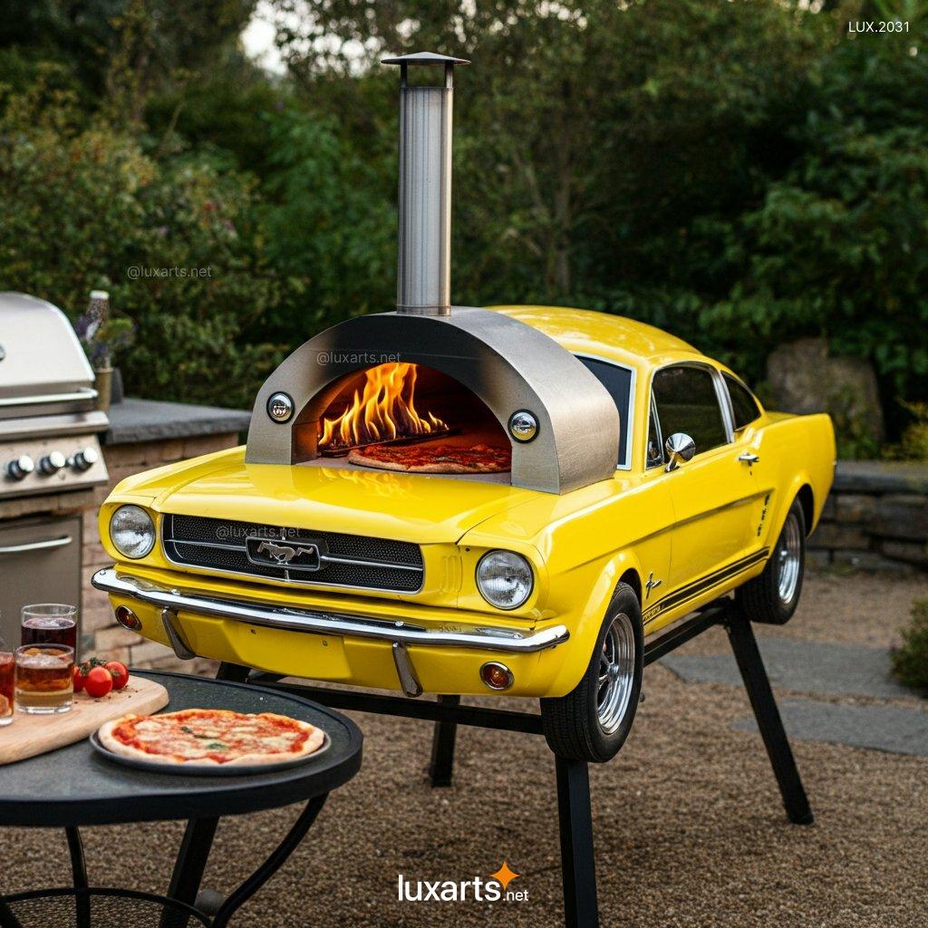 LUX.2031 Mustang Inspired Outdoor Pizza Oven | Perfect for Backyard Pizza Parties mustang shaped outdoor pizza oven 7