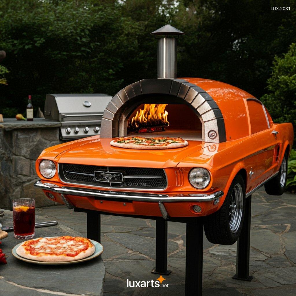 LUX.2031 Mustang Inspired Outdoor Pizza Oven | Perfect for Backyard Pizza Parties mustang shaped outdoor pizza oven 9