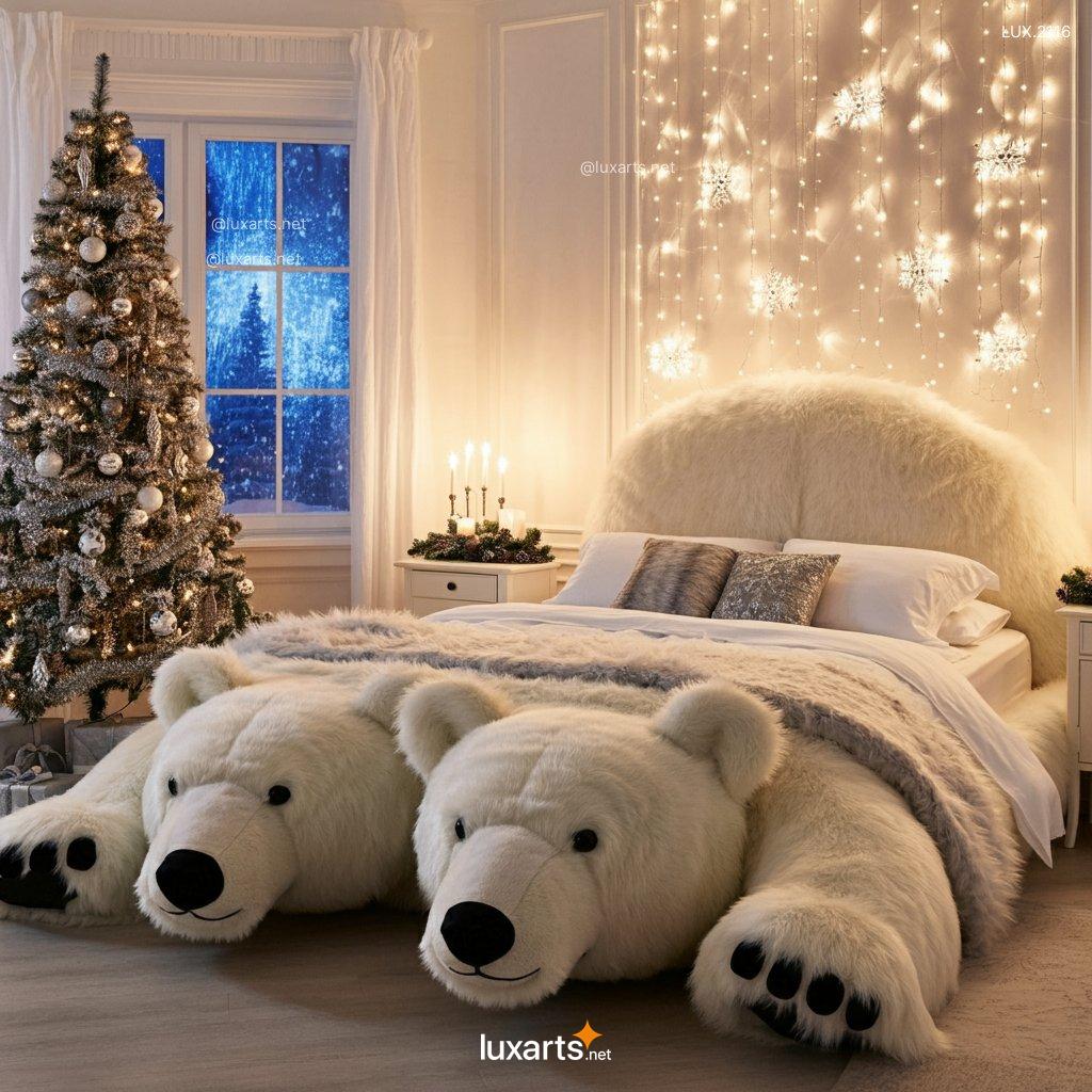 LUX.2116 Polar Bear Shaped Bed | Cozy, Arctic-Inspired Comfort for Your Home polar bear shaped bed 5