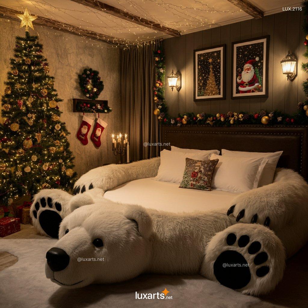 LUX.2116 Polar Bear Shaped Bed | Cozy, Arctic-Inspired Comfort for Your Home polar bear shaped bed 6