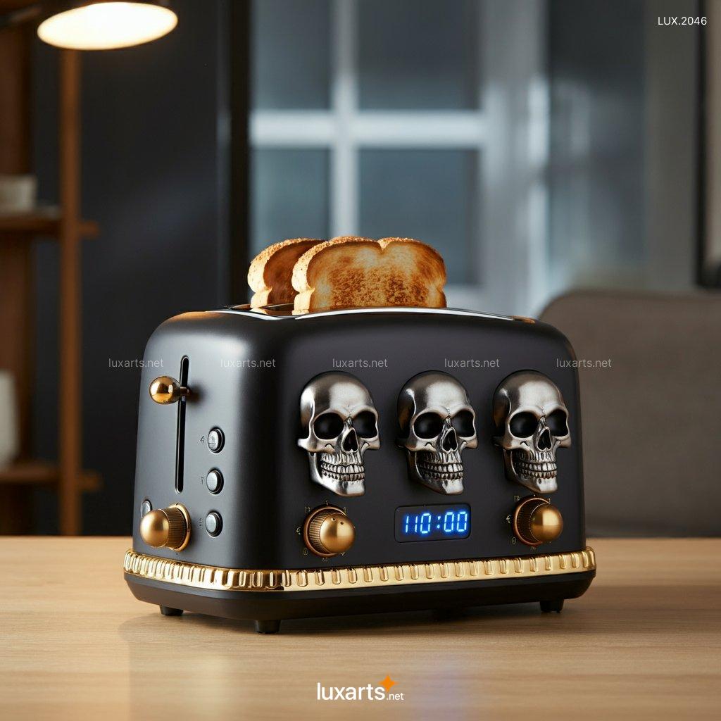 Skull Shaped Toaster | Bold, Spooky Design for a Unique Kitchen Touch skull shaped toaster 1