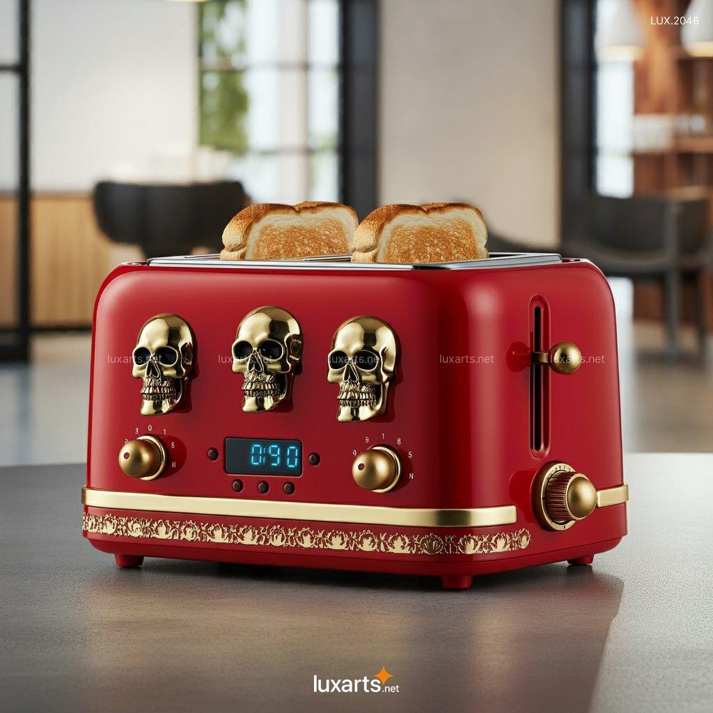 Skull Shaped Toaster | Bold, Spooky Design for a Unique Kitchen Touch skull shaped toaster 3