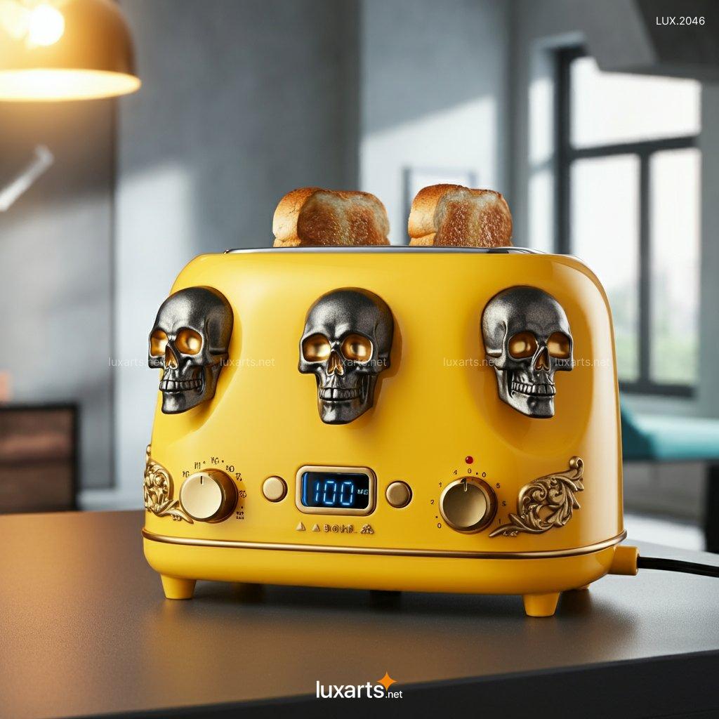 Skull Shaped Toaster | Bold, Spooky Design for a Unique Kitchen Touch skull shaped toaster 5