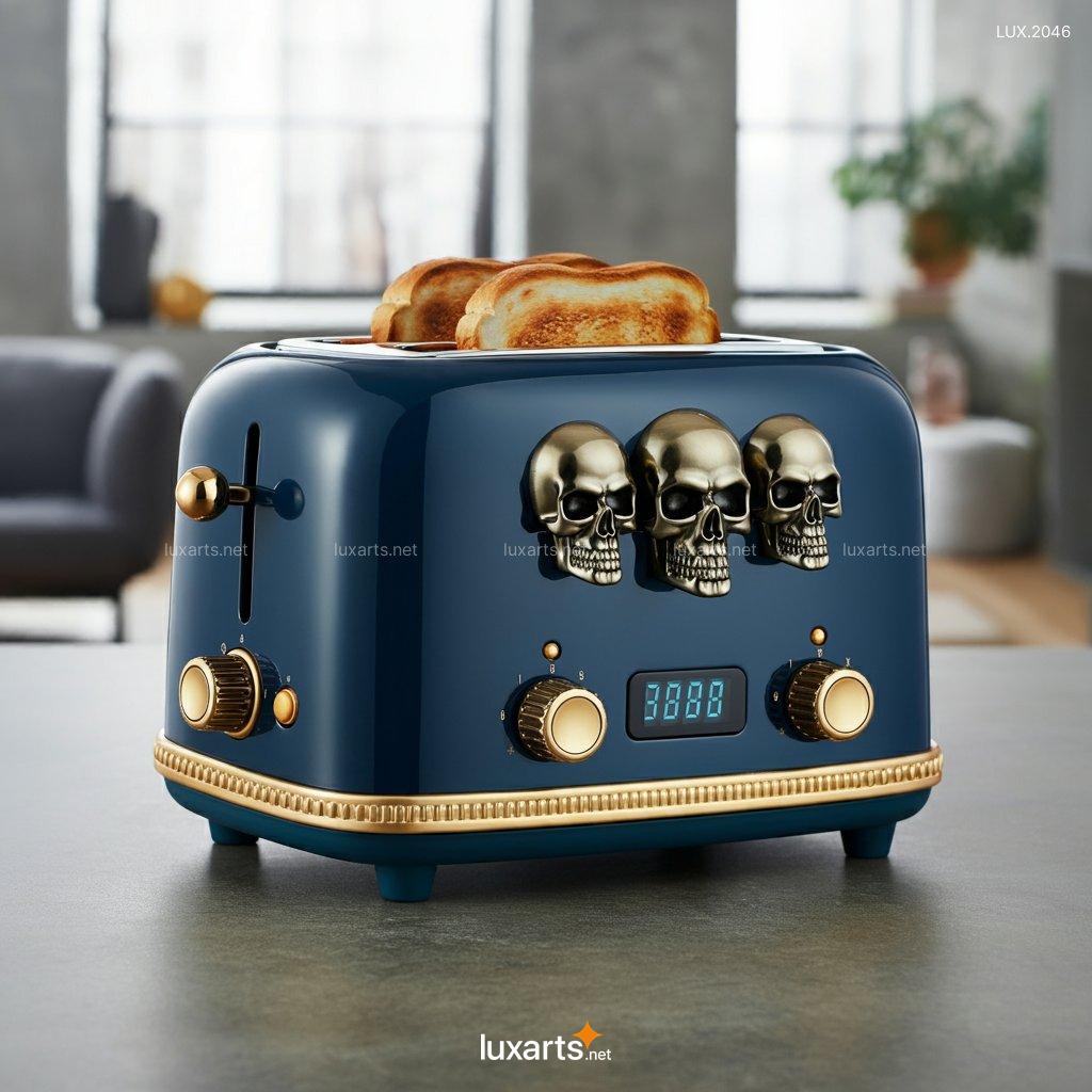 Skull Shaped Toaster | Bold, Spooky Design for a Unique Kitchen Touch skull shaped toaster 6