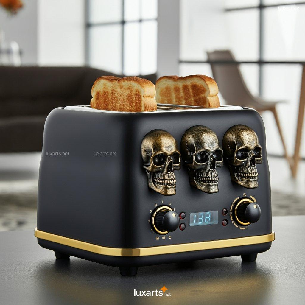 Skull Shaped Toaster | Bold, Spooky Design for a Unique Kitchen Touch skull shaped toaster 7